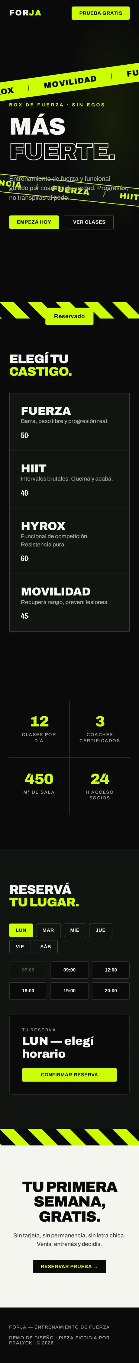 FORJA — vista móvil